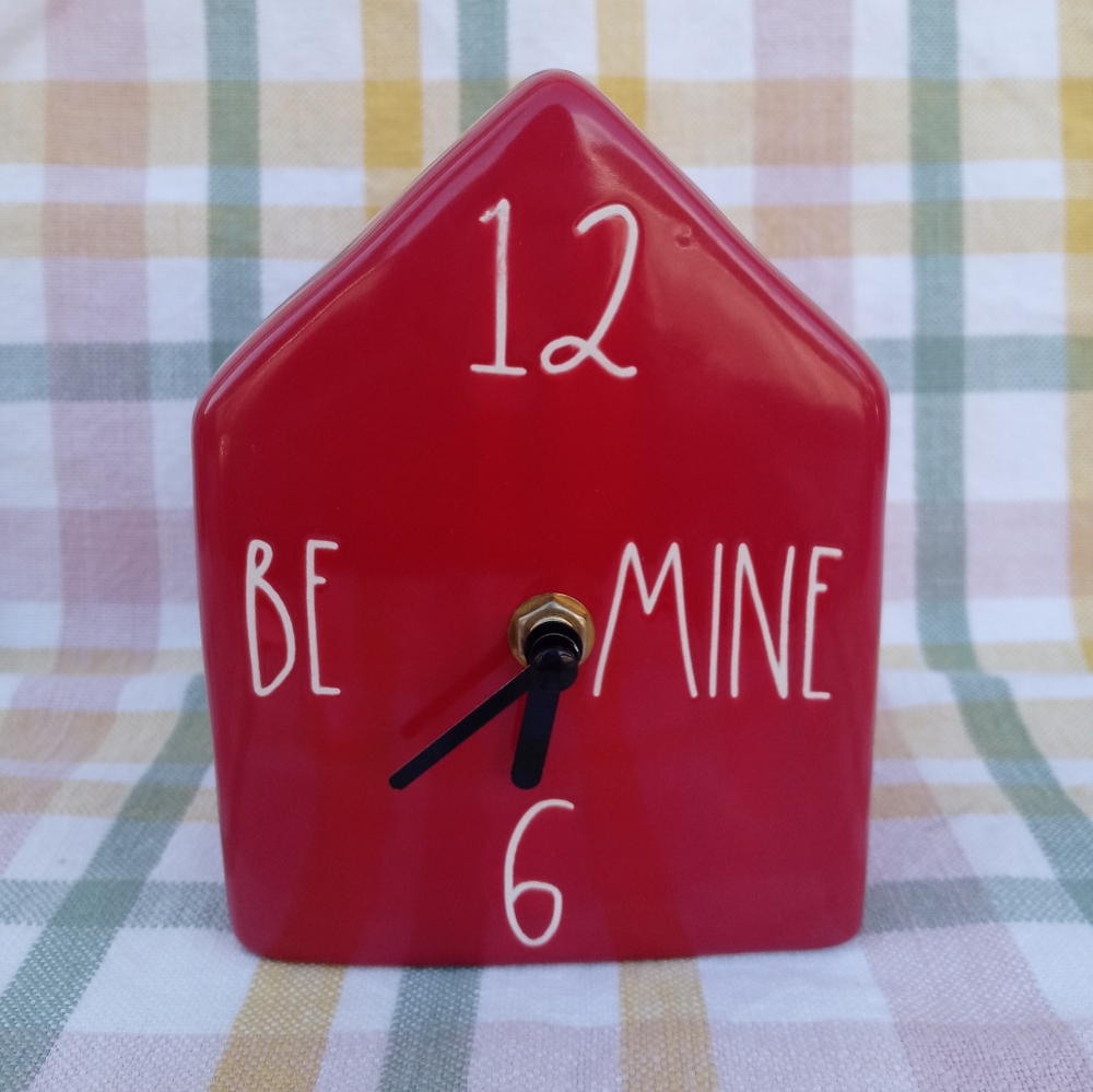 Rae Dunn "Be Mine" Clock‎